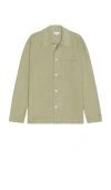 Norse Projects Jorn Double Face Shirt In Sage