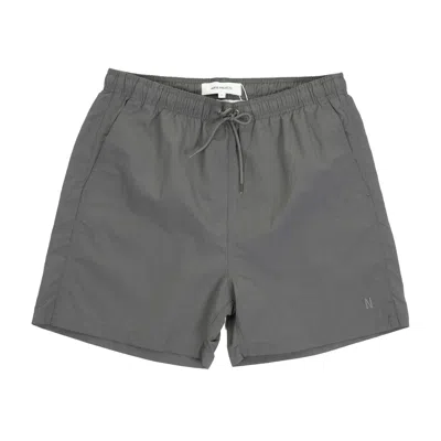 Norse Projects Kattegat Recycled Nylon Swim Shorts Graphite In Gray