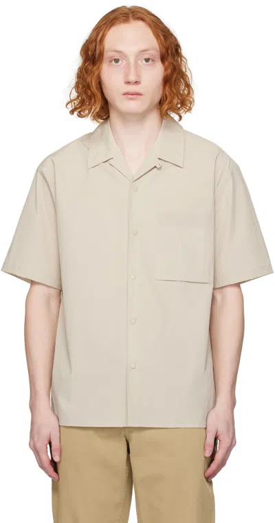 Norse Projects Khaki Carsten Shirt In 0920 Light Khaki