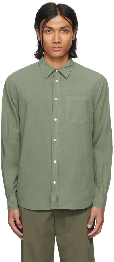 Norse Projects Khaki Osvald Shirt In 0972 Mid Khaki