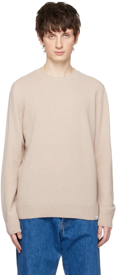 Norse Projects Khaki Sigfred Sweater In Utility Khaki