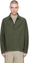Norse Projects Khaki Tyge Jacket In Spruce Green