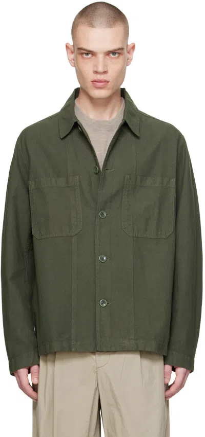 Norse Projects Khaki Tyge Jacket In Spruce Green