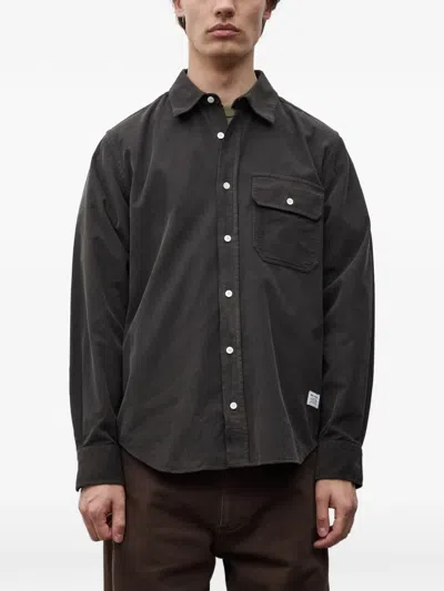 Norse Projects Kongshoved Relaxed-fit Shirt In Gray