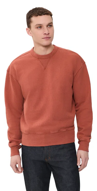 Norse Projects Kulhuse Sweatshirt Cowhide In Brown
