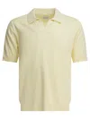 Norse Projects Leif Cotton Linen Polo Polo Shirts Yellow