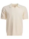 Norse Projects Leif Cotton Linen Polo Polo Shirts White