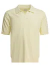 Norse Projects Leif Cotton Linen Polo Polo Shirts Yellow