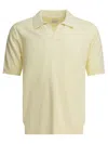 Norse Projects Leif Cotton Linen Polo Polo Shirts Yellow In Yellow