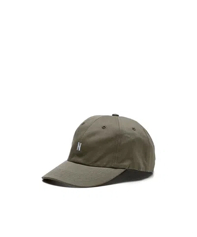 Norse Projects Logo-embroidered Baseball Cap In Gray