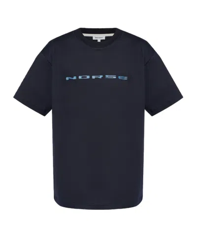 Norse Projects Logo-print Cotton T-shirt In Black