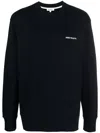 Norse Projects Logo-print Long-sleeve Sweatshirt In Blue