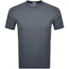 Norse Projects Logo T Shirt Blue In Gray
