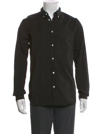 Pre-owned Norse Projects Long Sleeve Dress Shirt In Black