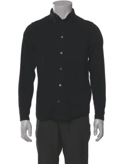 Pre-owned Norse Projects Long Sleeve Shirt In Blue