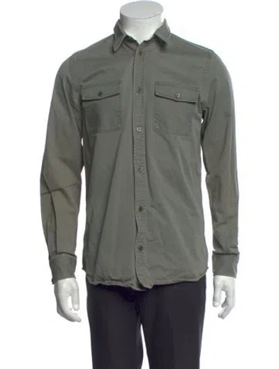Pre-owned Norse Projects Long Sleeve Shirt In Green