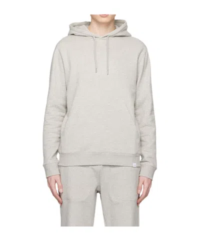 Norse Projects Long-sleeved Cotton Hoodie In White