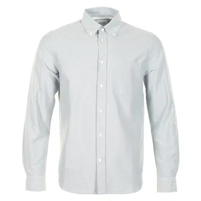 Norse Projects Lyngkrog Regular Oxford Bd Shirt Aleutian Blue In Multi