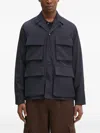 Norse Projects Mads Multi-pocket Overshirt In Blue