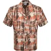 Norse Projects Mads Relaxed Print Shirt Red In Red