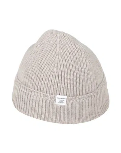 Norse Projects Man Hat Grey Size Onesize Wool, Cotton