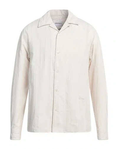 Norse Projects Man Shirt Cream Size S Cotton In White