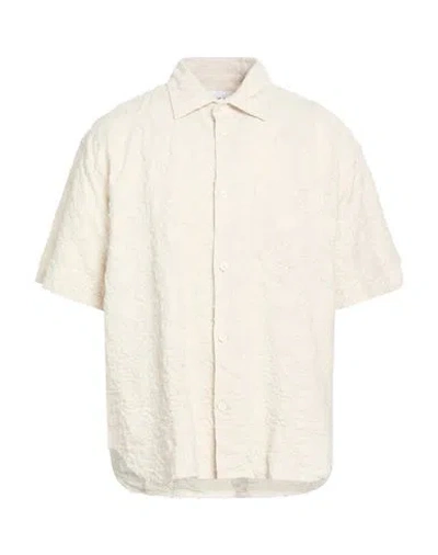 Norse Projects Man Shirt Ivory Size L Cotton, Elastane In White