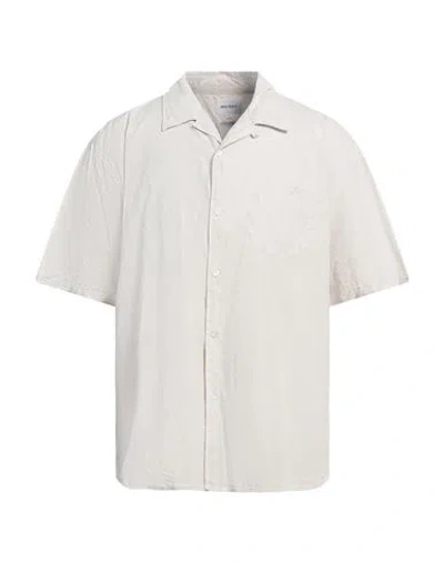 Norse Projects Man Shirt Light Grey Size S Lyocell, Cotton