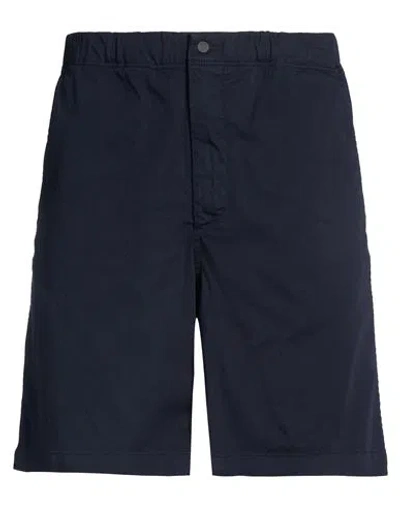 Norse Projects Man Shorts & Bermuda Shorts Midnight Blue Size M Cotton, Elastane