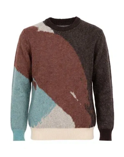 Norse Projects Man Sweater Brown Size Xl Mohair Wool, Alpaca Wool, Polyamide
