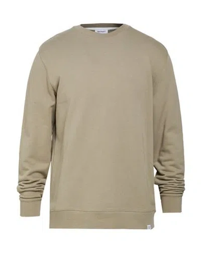 Norse Projects Man Sweatshirt Sage Green Size Xl Organic Cotton