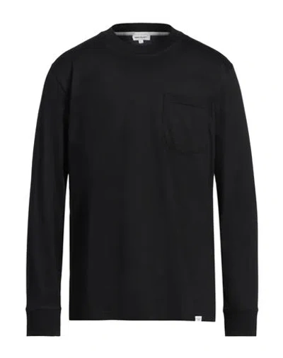 Norse Projects Man T-shirt Black Size L Organic Cotton