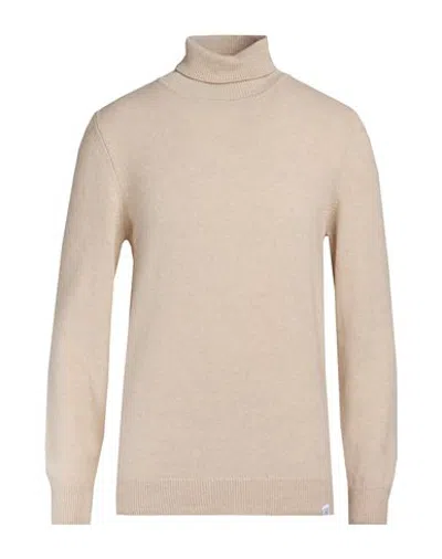 Norse Projects Man Turtleneck Beige Size S Wool In Neutral