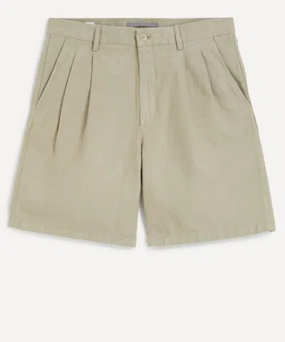 Norse Projects Mens Benn Travel Light Shorts In Green