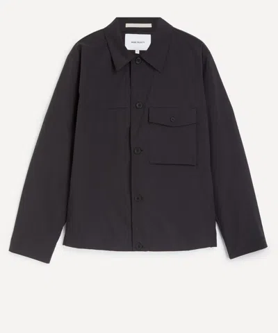 Norse Projects Mens Marcus Gore-tex Windstopper Overshirt In Black