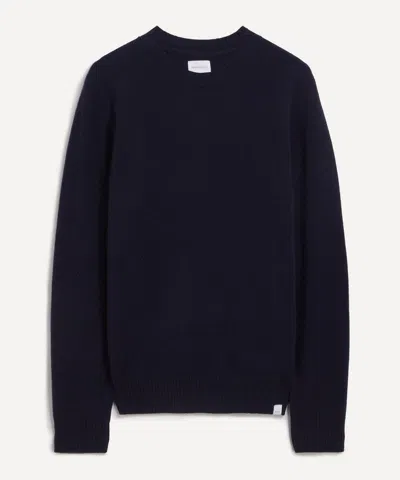 Norse Projects Mens Norse Standard Merino Wool Jumper In Black