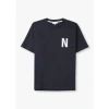 NORSE PROJECTS MENS SIMON LARGE N T-SHIRT IN NAVY