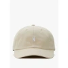 NORSE PROJECTS MENS TWILL SPORTS CAP IN MARBLE WHITE