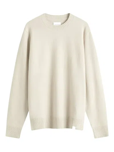 Norse Projects Merino Crew-neck Sweater In Neutral