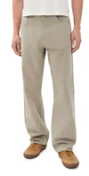 Norse Projects Mogens Relaxed 5 Pocket Heavy Twill Pants Clay In Brown