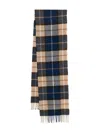Norse Projects Moon Checked Scarf In Black