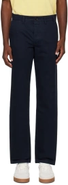 Norse Projects Navy Aros Heavy Trousers In Dark Navy