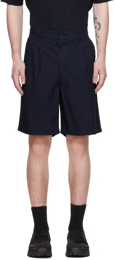 Norse Projects Navy Benn Shorts In Dark Navy