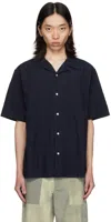 Norse Projects Navy Carsten Shirt In Dark Navy