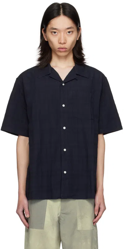 Norse Projects Navy Carsten Shirt In Dark Navy