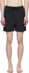 Norse Projects Navy Hauge Recycled Nylon Swim Shorts In Black