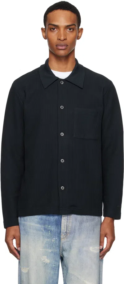 Norse Projects Navy Jorn Double Face Overshirt