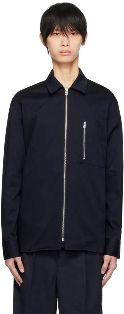 Norse Projects Navy Ulrik Jacket In Dark Navy