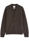 Norse Projects Norse Standard Wool Cardigan In Brown