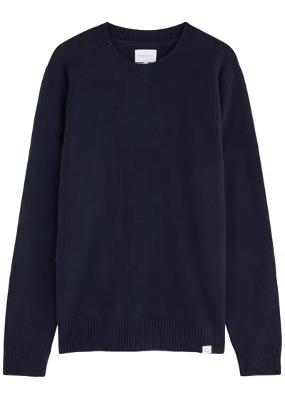 Norse Projects Norse Standard Wool Jumper In Navy